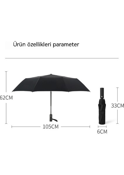 Tam Otomatik Mijia Rüzgar Geçirmez Güneş Koruyucu Güneş ve Yağmur Şemsiyesi (Yurt Dışından) fırsatları