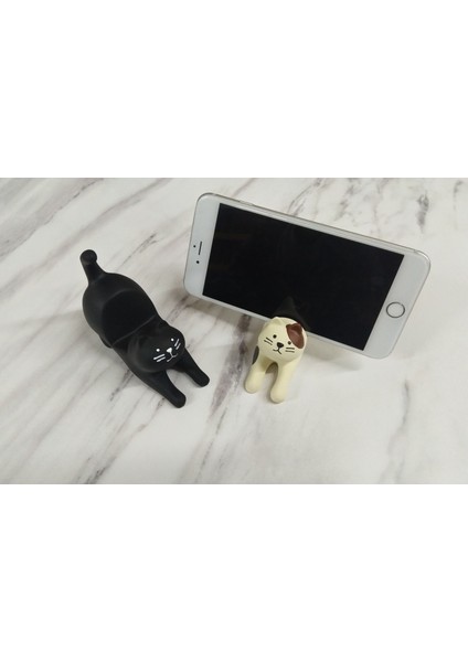 Reçine Kedi Cep Telefonu Tutucusu Yaratıcı Küçük Süsler (Yurt Dışından) modelleri