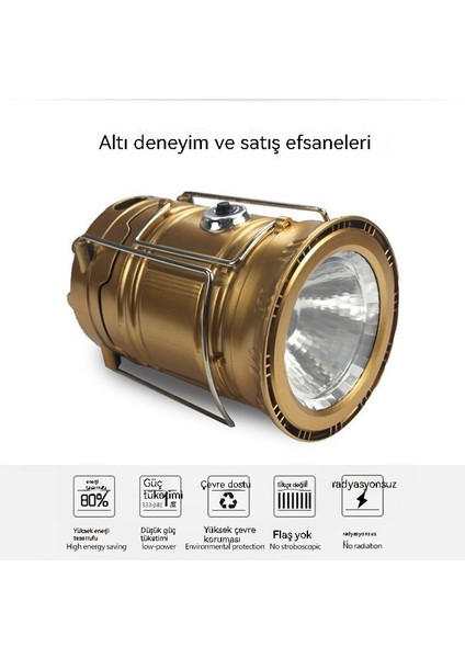 Dış Mekan LED Kamp Işığı, Solar Şarjlı Taşınabilir Acil Aydınlatma Feneri, Taşınabilir Işık Kamp Çadırı Işığı (Yurt Dışından) indirimleri