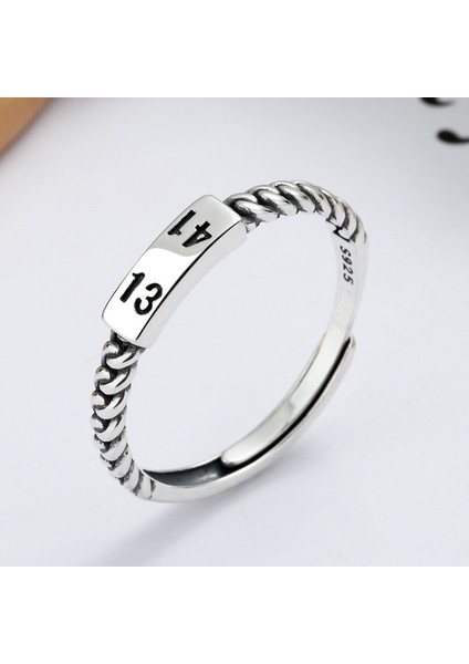 S925 Ayar Gümüş Moda Sade Yüzük, Sevgililer Günü Hediyesi (Yurt Dışından) fiyatları