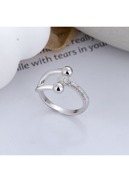 S925 Gümüş Yaratıcı Ekleme Açık Uçlu Yüzük (Yurt Dışından) fiyatları