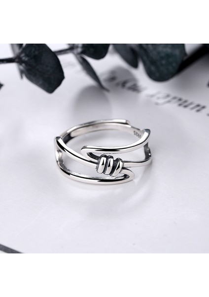 S925 Gümüş Vintage Moda Yüzük (Yurt Dışından) modelleri