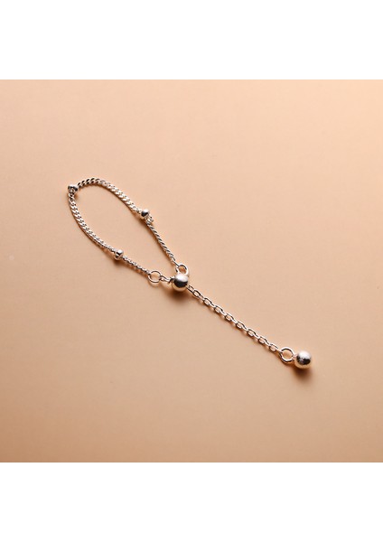 S925 Ayar Gümüş Ayarlanabilir Yüzük, Sade ve Zarif (Yurt Dışından) fiyatları