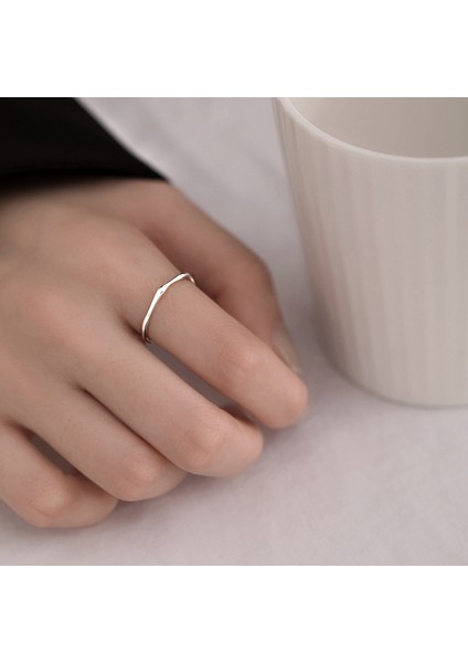 S925 Ayar Gümüş Yüzük, Açılabilir Ayarlanabilir Yüzük, Küçük ve Sade (Yurt Dışından) modelleri
