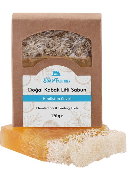 Doğal Kabak Lifi Hindistan Cevizi Sabunu 120 g x 3 Adet (Toplam 360 g) - Vegan - Lüks - Çevre Dostu - Bütün Cilt Tipleri İçin Uygun - Üstün Cilt Bakımı - Bitkisel