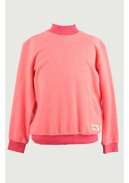 Yumuşak Dokulu Boğazlı Çocuk Sweatshirt