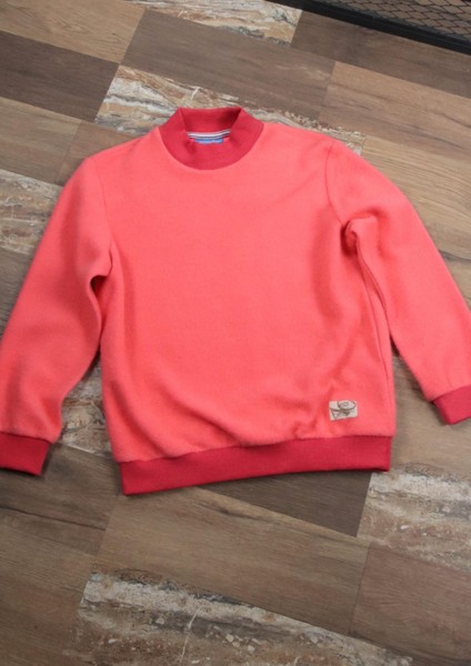 Yumuşak Dokulu Boğazlı Çocuk Sweatshirt