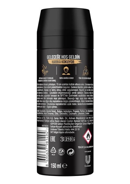 Erkek Deodorant & Bodyspray Dark Temptation 48 Saat Etkileyici Koku 150 ml X6 fiyatları