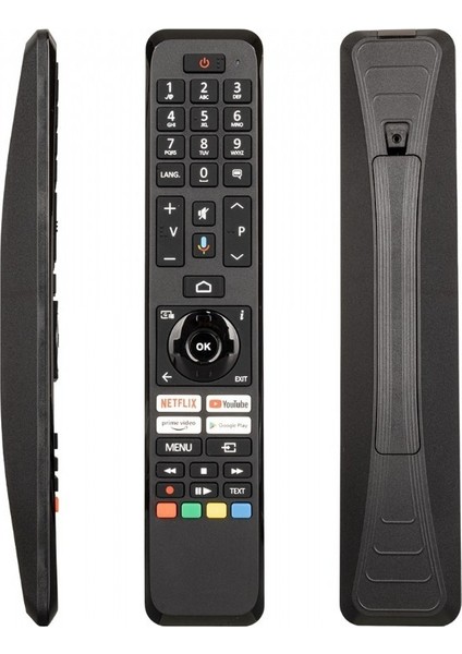 Weko Kl Vestel Vs-V4 Netflıx-Youtube-Google Play-Prıme Vıdeo Tuşlu Ses Komutlu LCD LED Tv Kumanda Siyah - Beyaz
