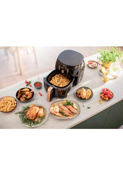 Yeni Smart Sensing Teknolojili Xxl Airfryer, Luciole Lambader Hediyeli