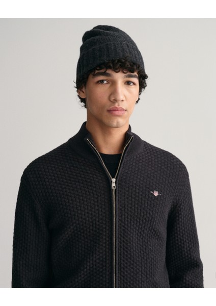 Erkek Gri Regular Fit Fermuarlı Kazak 8030173.97