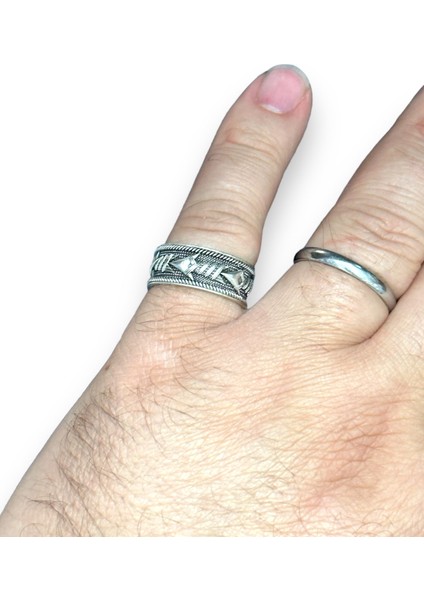 Ok Model Boyu Ayarlanabilir Erkek Kadın Alyans Yüzük BBY16 fiyatları