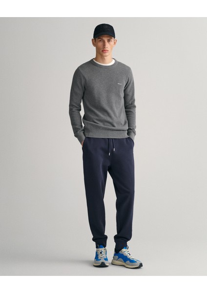 Erkek Gri Regular Fit Bisiklet Yaka Kazak 8040521.92 indirimleri