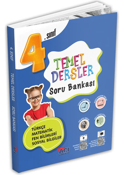 Açı Yayınları 4. Sınıf Temel Dersler Soru Bankası