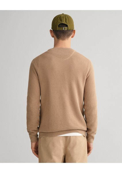 Erkek Bej Regular Fit Bisiklet Yaka Kazak 8040521.248 fiyatları