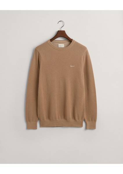 Erkek Bej Regular Fit Bisiklet Yaka Kazak 8040521.248 modelleri