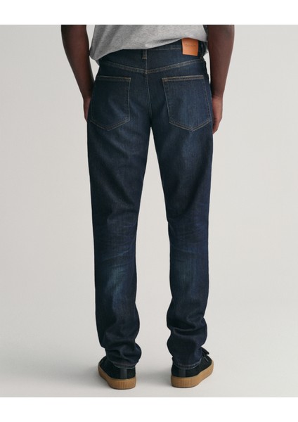 Erkek Lacivert Slim Fit Jean Pantolon 1000271.964