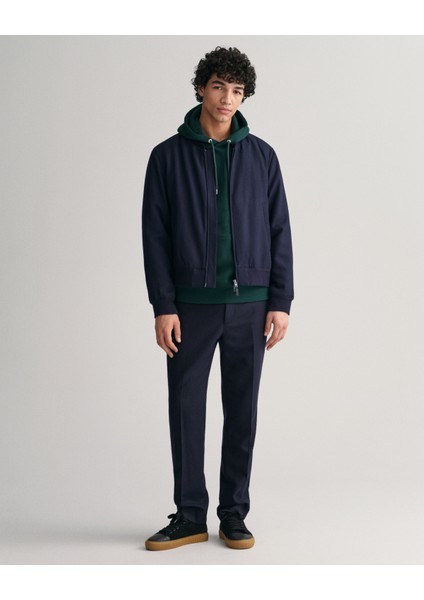 Erkek Yeşil Regular Fit Kapüşonlu Sweatshirt 2007058.374
