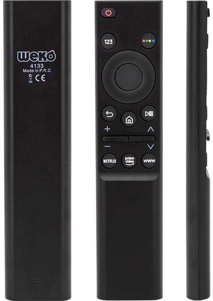 Weko Kl Samsung Netflıx Prıme Vıdeo Tuşlu Lcd-Led Tv Sihirli Kumanda Siyah - Beyaz
