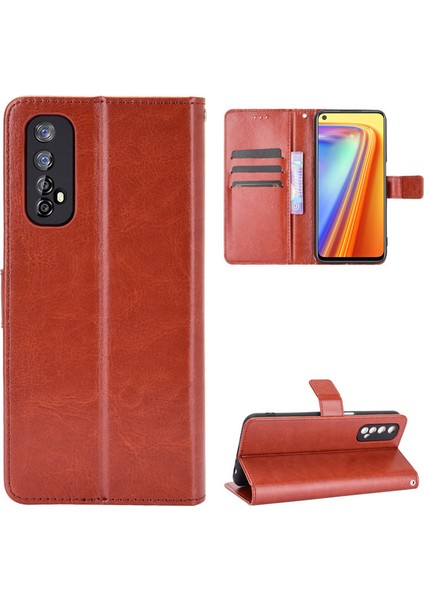 Oppo Realme 7 Deri Cüzdan Telefon Kılıfı (Yurt Dışından) fiyatları