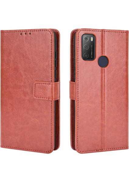 Alcatel 3l 2021/1S 2021 Deri Cüzdan Telefon Kılıfı (Yurt Dışından) fırsatları