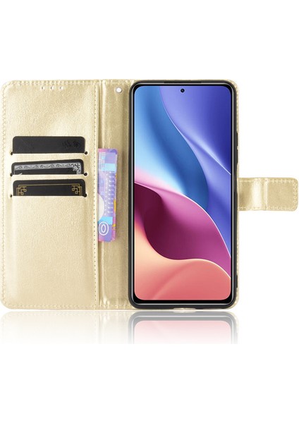 Xiaomi Redmi K40 / K40 Pro Deri Cüzdan Telefon Kılıfı (Yurt Dışından)