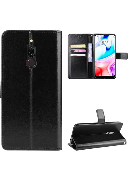 Xiaomi Redmi 8 Deri Cüzdan Telefon Kılıfı (Yurt Dışından)