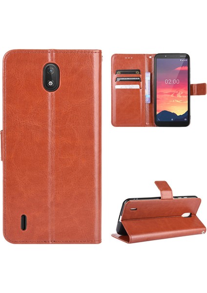 Nokia C2 Deri Cüzdan Telefon Kılıfı (Yurt Dışından) fiyatları