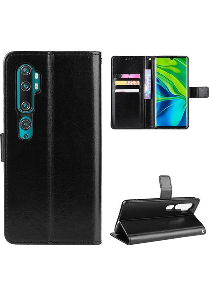 Xiaomi Mi Note 10 / Note 10 Pro Deri Cüzdan Telefon Kılıfı (Yurt Dışından)