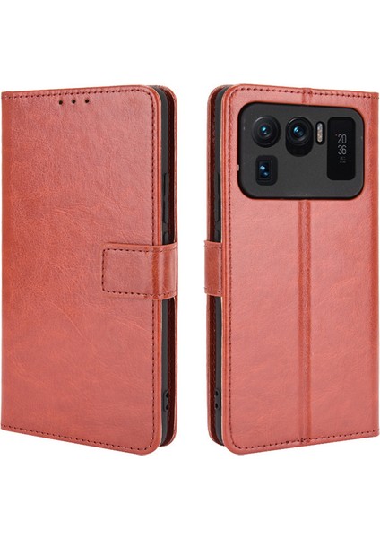 Xiaomi Mi 11 Ultra Deri Cüzdan Telefon Kılıfı (Yurt Dışından)