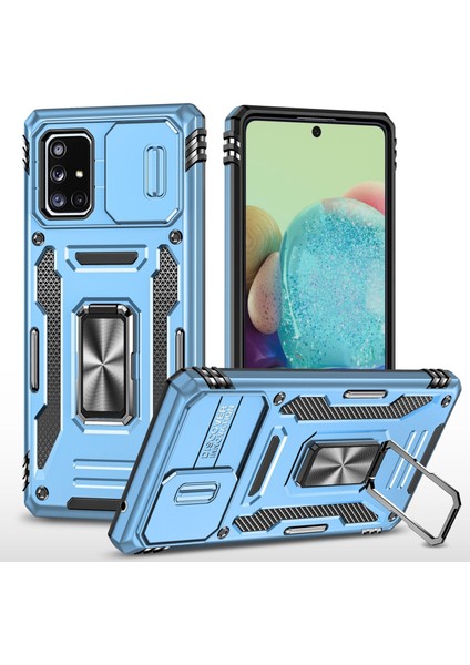 Samsung Galaxy A71 5g Kamera Kapaklı Darbeye Dayanıklı Telefon Kılıfı (Yurt Dışından)