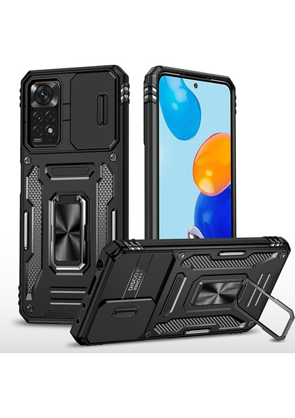 Xiaomi Redmi Note 11/note 11S Kamera Kapaklı Darbeye Dayanıklı Telefon Kılıfı (Yurt Dışından)