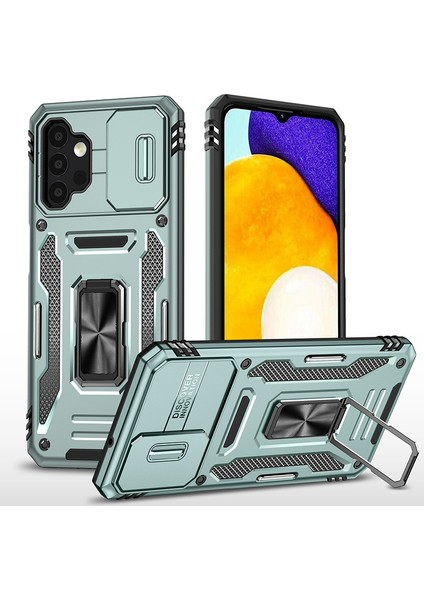 Samsung Galaxy A13 4g Kamera Kapaklı Darbeye Dayanıklı Telefon Kılıfı (Yurt Dışından)