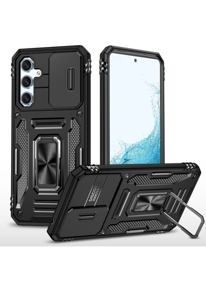 Samsung Galaxy A24 Kamera Kapaklı Darbeye Dayanıklı Telefon Kılıfı (Yurt Dışından)
