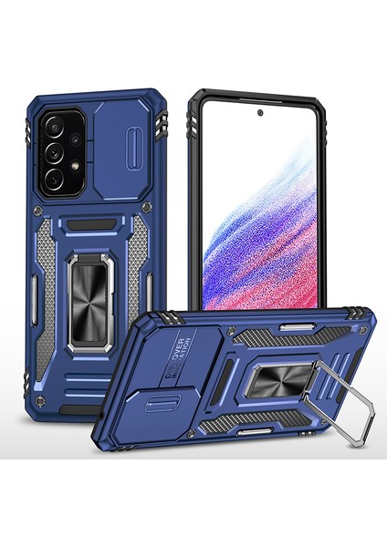 Samsung Galaxy A53 Kamera Kapaklı Darbeye Dayanıklı Telefon Kılıfı (Yurt Dışından)