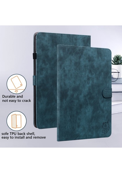 Deri Tablet Kılıfı Lenovo Tab M7 (3rd Gen) Darbeye Dayanıklı Koruyucu Tablet Kılıfı (Yurt Dışından)
