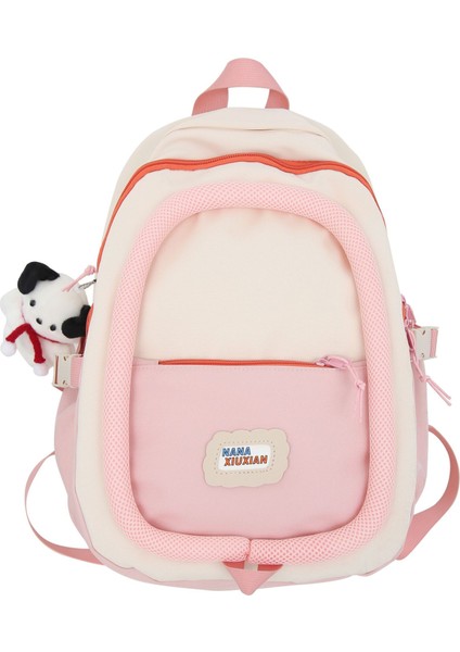 Basit Büyük Kapasiteli Sırt Çantası Niş Tasarımı Sürekli Daire Sırt Çantası Üniversite Öğrencisi Ortaokul Sırt Çantası Yeni Stil (Yurt Dışından)