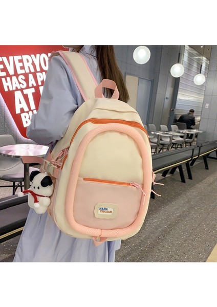 Basit Büyük Kapasiteli Sırt Çantası Niş Tasarımı Sürekli Daire Sırt Çantası Üniversite Öğrencisi Ortaokul Sırt Çantası Yeni Stil (Yurt Dışından) modelleri