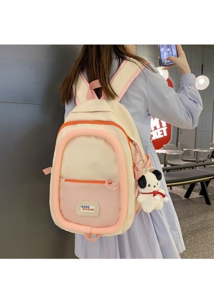 Basit Büyük Kapasiteli Sırt Çantası Niş Tasarımı Sürekli Daire Sırt Çantası Üniversite Öğrencisi Ortaokul Sırt Çantası Yeni Stil (Yurt Dışından) fırsatları