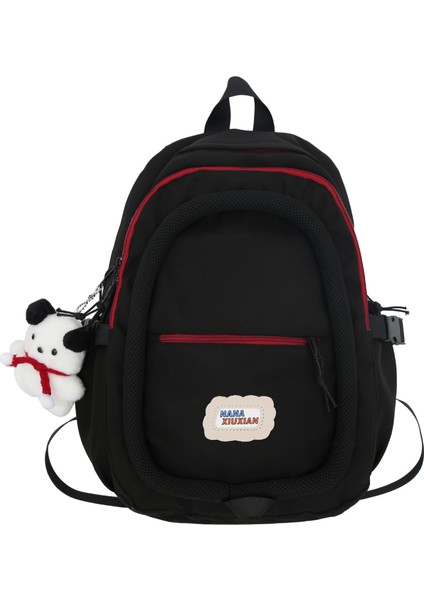 Basit Büyük Kapasiteli Sırt Çantası Niş Tasarımı Sürekli Daire Sırt Çantası Üniversite Öğrencisi Ortaokul Sırt Çantası Yeni Stil (Yurt Dışından)