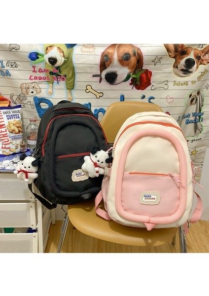 Basit Büyük Kapasiteli Sırt Çantası Niş Tasarımı Sürekli Daire Sırt Çantası Üniversite Öğrencisi Ortaokul Sırt Çantası Yeni Stil (Yurt Dışından) fırsatları