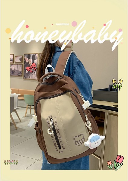 Yeni Büyük Kapasiteli Sırt Çantası, Orta ve Lise Öğrencileri Için Modaya Uygun ve Modaya Uygun Okul Çantası, Japon Tarzı Yüksek Değerli Sırt Çantası (Yurt Dışından) fırsatları