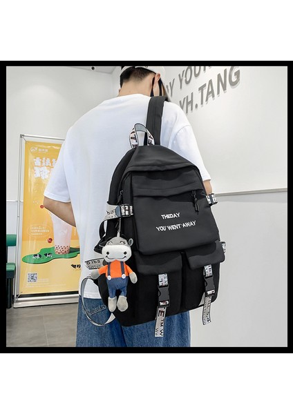 Erkekler ve Kadınlar Için 2023 Yeni Sırt Çantaları Ortaokul ve Lise Üniversite Öğrencileri Çiftler Için Büyük Kapasiteli Sırt Çantaları (Yurt Dışından) fırsatları