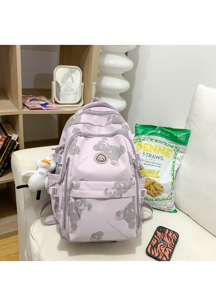 Okul Çantası Bayan Üniversite Öğrencisi 2023 Yeni Ilkokul Öğrencisi Lise Öğrencisi Sırt Çantası (Yurt Dışından) fiyatları
