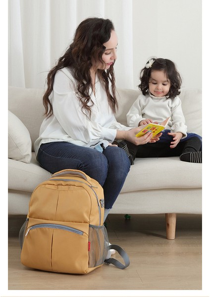 Su Geçirmez Naylon Çok Fonksiyonlu Anne Çantası Büyük Kapasiteli Sırt Çantası Anne ve Bebek Çantası Doğum Çantası Anne Çantası (Yurt Dışından) indirimleri