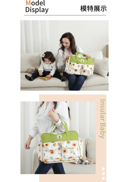 Hamile Kadınlar Için Çok Fonksiyonlu Çapraz Askılı Anne Çantası, Modaya Uygun Su Geçirmez Anne ve Bebek Çantası, Taşınabilir Doğum Çantası, Anne Çantası (Yurt Dışından) modelleri