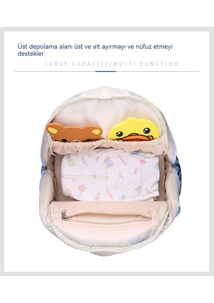 Çok Fonksiyonlu Büyük Kapasiteli Anne Çantası Sırt Çantası Su Geçirmez Sırt Çantası Doğum Çantası Anne ve Bebek Gezi Çantası Sırt Çantası (Yurt Dışından) modelleri