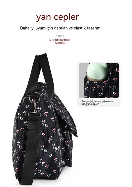 Çok Fonksiyonlu, Su Geçirmez Anne Çantası, Omuz Çapraz Askılı Çanta, Taşınabilir Anne ve Bebek Çantası, Dışarı-Çıkış Çantası, Anne Çantası (Yurt Dışından) fırsatları