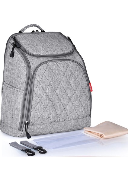 Büyük Kapasiteli Çok Fonksiyonlu Su Geçirmez Sırt Çantası Anne Çantası Anne ve Bebek Gezi Çantası Çift Omuz Anne Bebek Çantası (Yurt Dışından)