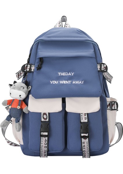 Erkekler ve Kadınlar Için 2023 Yeni Sırt Çantaları Ortaokul ve Lise Üniversite Öğrencileri Çiftler Için Büyük Kapasiteli Sırt Çantaları (Yurt Dışından)